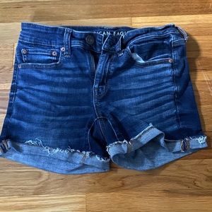 american eagle super stretch jean shorts